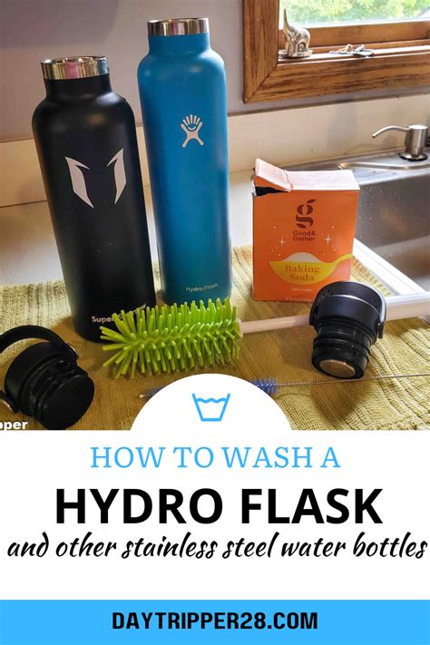 how to get stains off the outside of a hydro flask|How to easily wash your Hydro Flask and other。